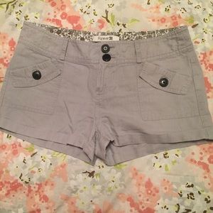 Gray Mini Shorts
